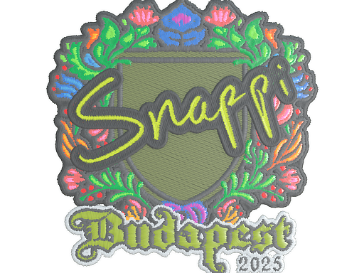 Sticker | Snappi (Embroidered) | Budapest 2025