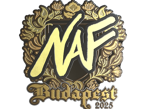 Наклейка | NAF (золотая) | Будапешт-2025