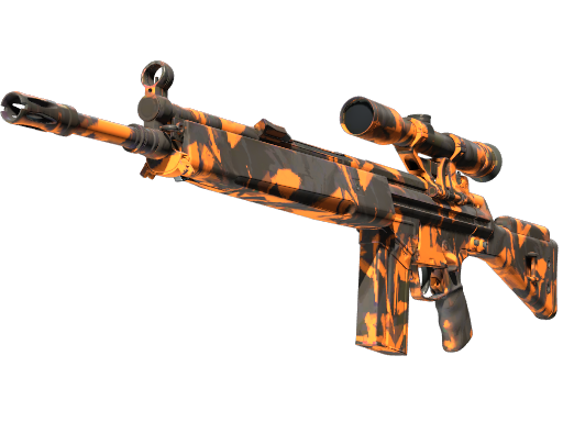 StatTrak™ G3SG1 | Orange Crash (Немного поношенное)