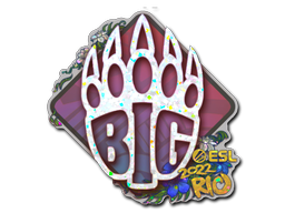 Наклейка | BIG (с блёстками) | Рио-2022