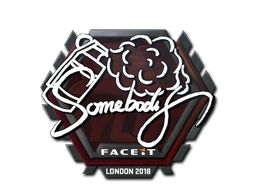 Наклейка | somebody | Лондон-2018