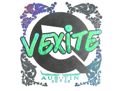 Наклейка | vexite (голографическая) | Остин-2025