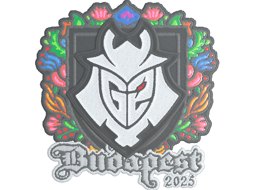 Наклейка | G2 Esports (вышитая) | Будапешт-2025