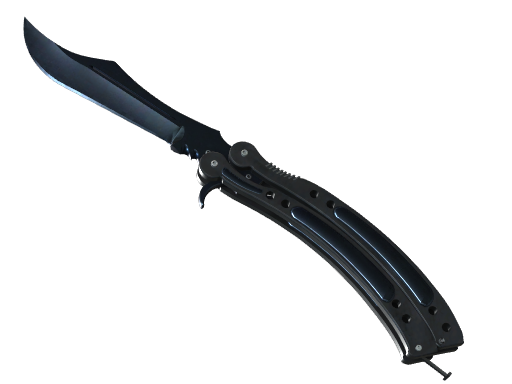 ★ Butterfly Knife | Blue Steel (Поношенное)