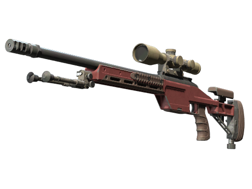 SSG 08 | Red Stone (После полевых испытаний)