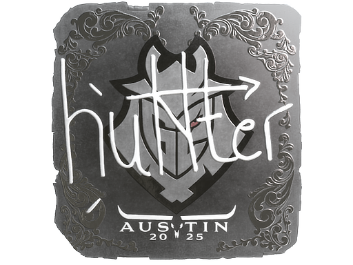 Sticker | huNter- (Foil) | Austin 2025