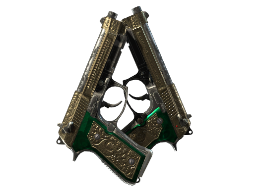 StatTrak™ Dual Berettas | Royal Consorts (Поношенное)