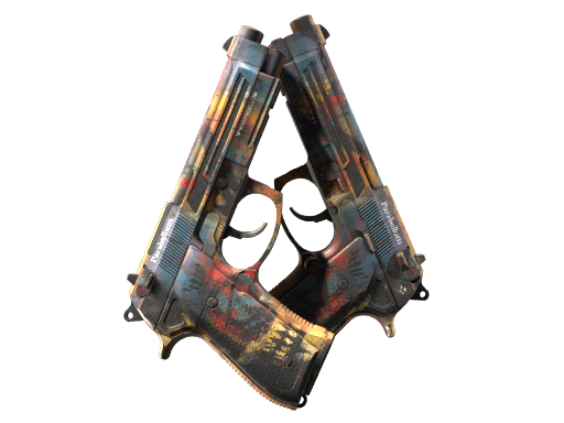 StatTrak™ Dual Berettas | Hideout (Прямо с завода)