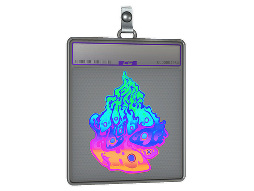 Sticker Slab | Liquid Fire (Holo)