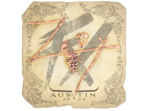 Sticker | zevy | Austin 2025
