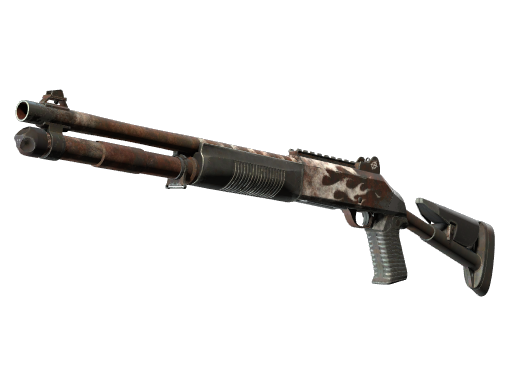 StatTrak™ XM1014 | Oxide Blaze (После полевых испытаний)