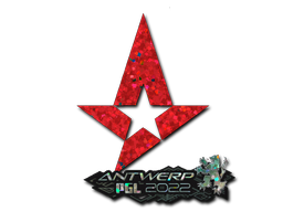 Наклейка | Astralis (с блёстками) | Антверпен-2022