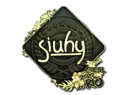 Наклейка | siuhy (золотая) | Рио-2022